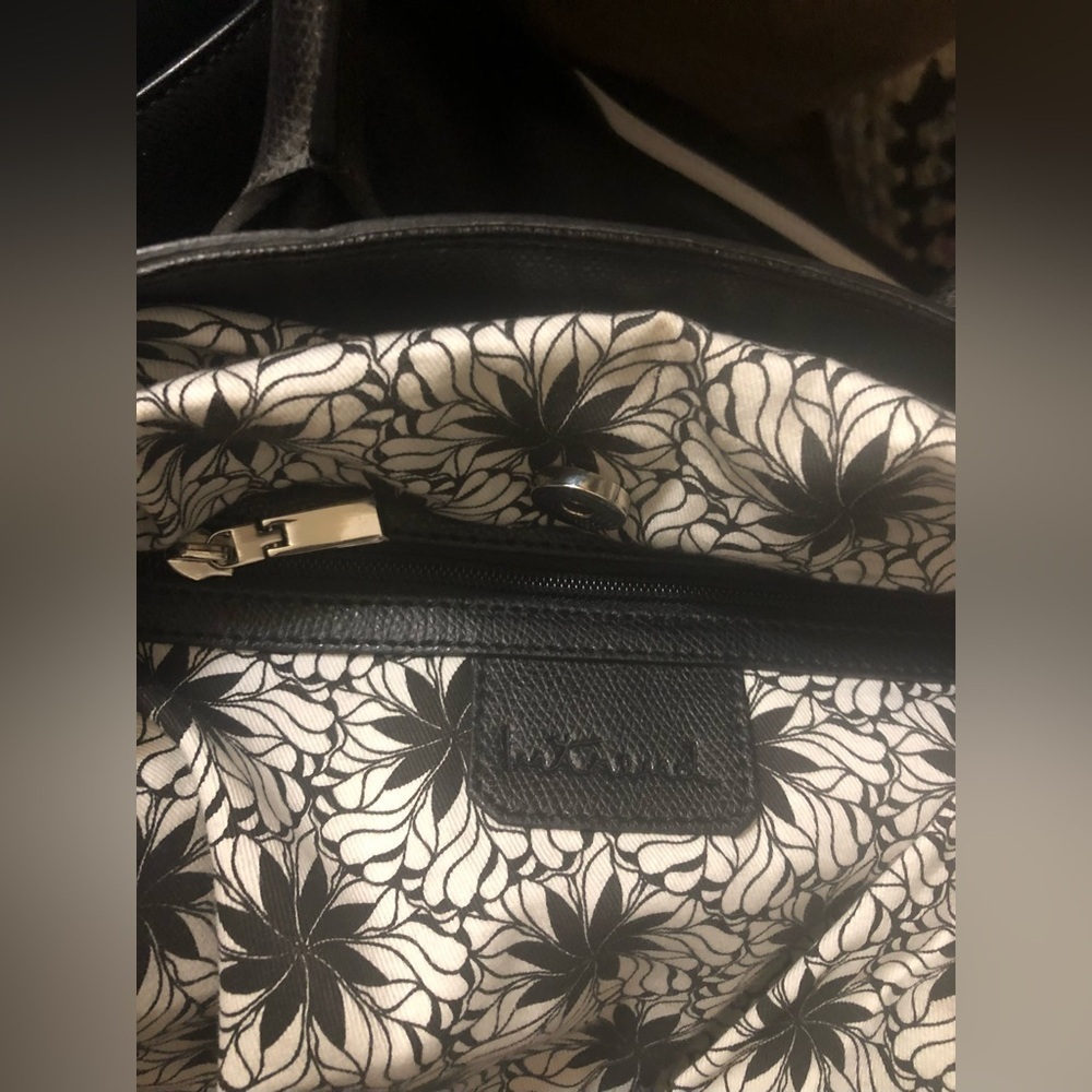 Black Intrend Calf Leather Bag - Picture 4 of 6